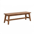 Sitzbank 160 x 40 x 45 cm aus Holz Braun für Esszimmer im Landhausstil